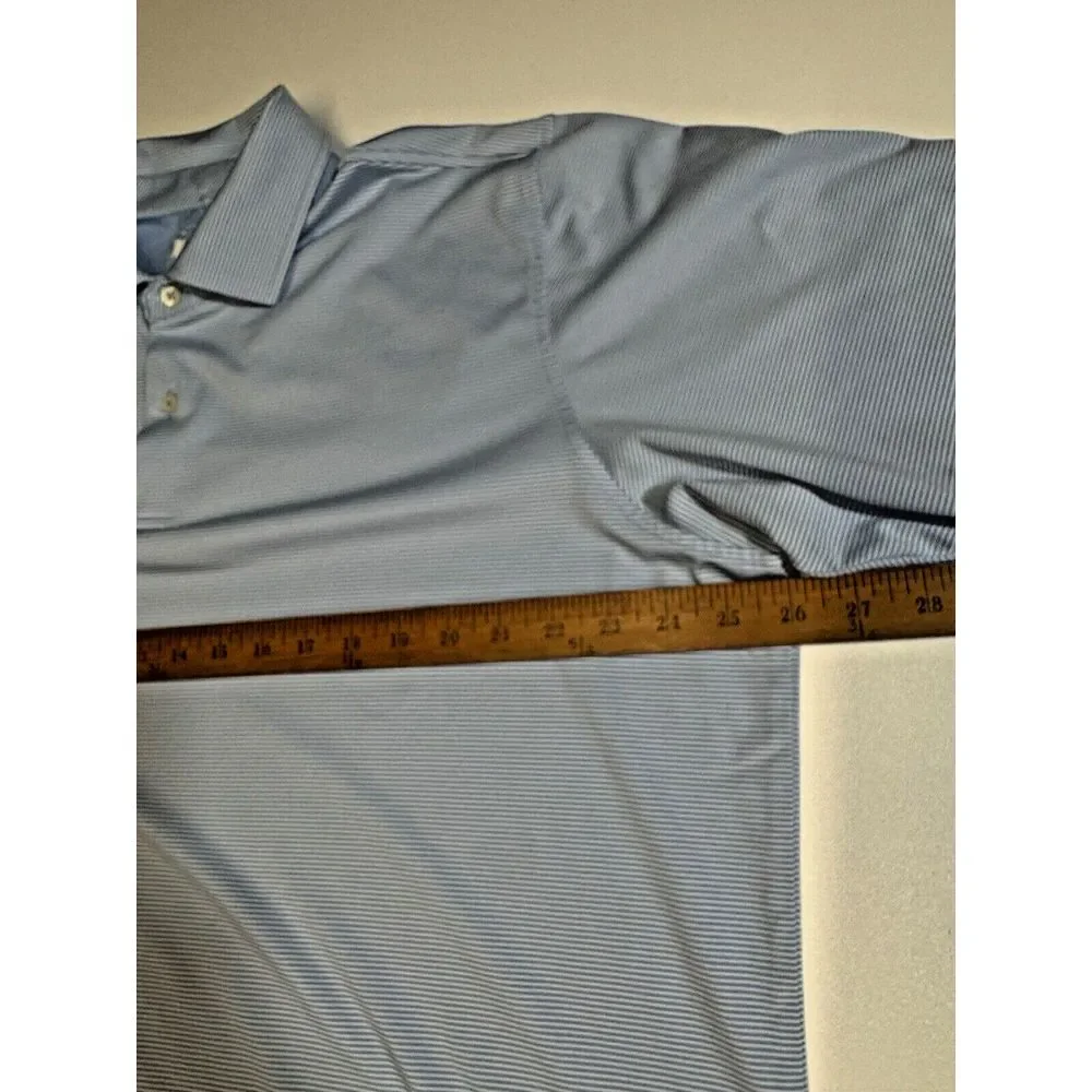 FG Tech American Flag Polo Shirt‎ Golf Striped Made In USA Men's Extra Large